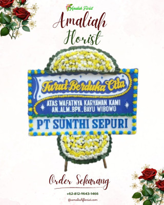 Papan Bunga Duka di Megambilis